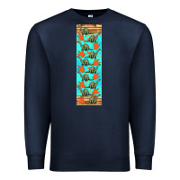 Navy dinosaur brontosaurus pen wrap Premium Sweatshirt - Artiststas