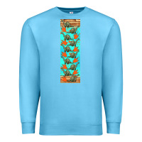 Ocean Blue dinosaur brontosaurus pen wrap Premium Sweatshirt - Artiststas