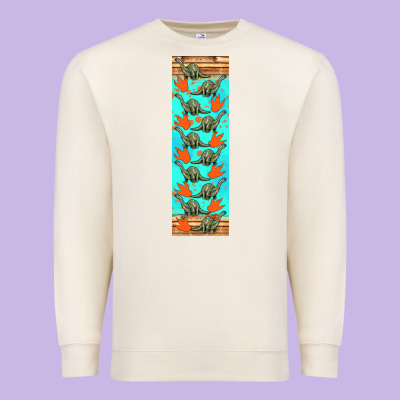 Dinosaur Brontosaurus Pen Wrap Premium Sweatshirt Designed By Artiststas