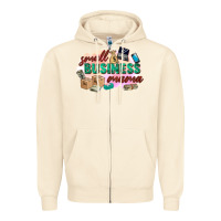 Sandshell small business mama Zipper Hoodie - Zillion Design Studio