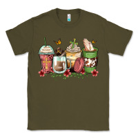Army Green faith coffee cups Classic Tee - Zillion Design Studio