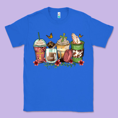 Faith Coffee Cups Classic Tee Designed By Zillion Design Studio