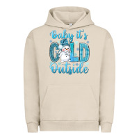 Pigment French Oak baby its cold outside Urban Hoodie - NancyCooperArtShop