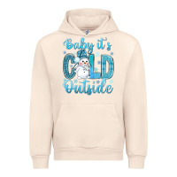 Sandshell baby its cold outside Urban Hoodie - NancyCooperArtShop
