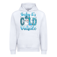 White baby its cold outside Urban Hoodie - NancyCooperArtShop