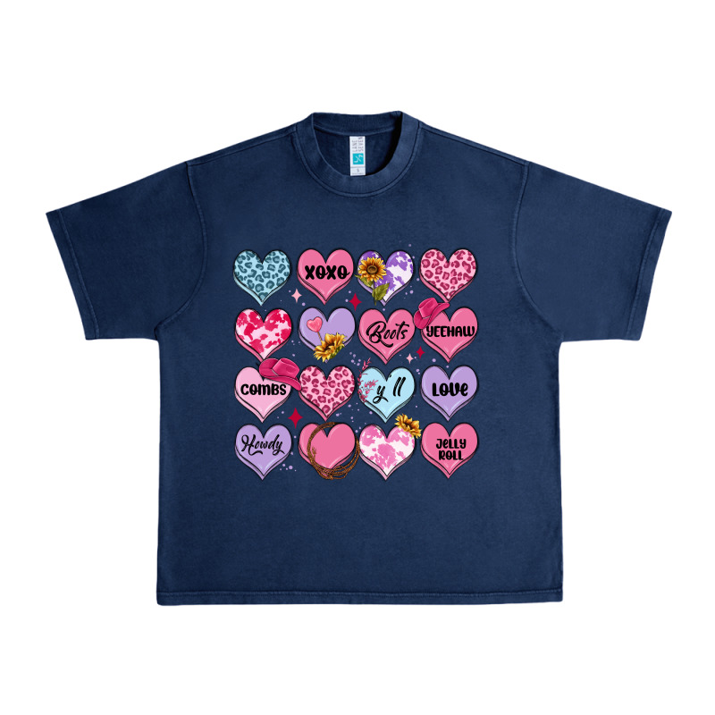 Valentines Candy Hearts Urban Heavy Tee by MaliasSmallBusiness | Teevron