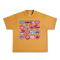 Peanut Butter valentines candy hearts Urban Heavy Tee - MaliasSmallBusiness
