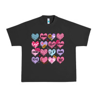 Pigment Black valentines candy hearts Urban Heavy Tee - MaliasSmallBusiness