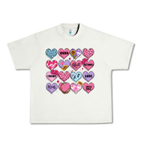 Pistachio valentines candy hearts Urban Heavy Tee - MaliasSmallBusiness