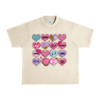 Sandshell valentines candy hearts Urban Heavy Tee - MaliasSmallBusiness