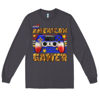 Smoke all american gamer Long Sleeve Tee - texasbilliewilder