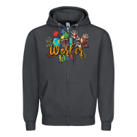 Smoke social worker Zipper Hoodie - Zillion Design Studio