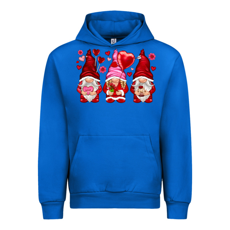 Valentines Day Gnomies With Heart Balloon Urban Hoodie by NancyCooperArtShop | Teevron
