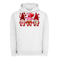 Pigment Lunar Rock valentines day gnomies with heart balloon Urban Hoodie - NancyCooperArtShop