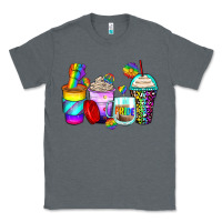 Charcoal Heather pride coffee cups Classic Tee - Zillion Design Studio