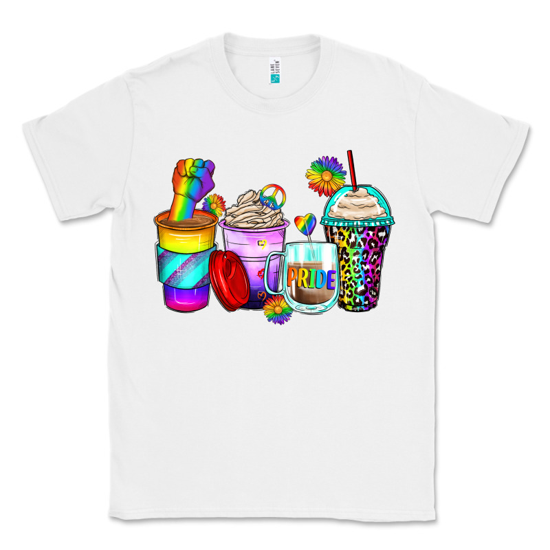 Pride Coffee Cups Classic Tee by Zillion Design Studio | Teevron