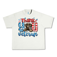Pistachio thank you veteran Urban Heavy Tee - MaliasSmallBusiness