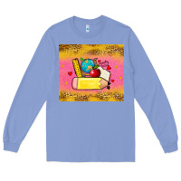 Colony Blue back to school custom name Long Sleeve Tee - Zillion Design Studio