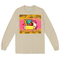 Mushroom back to school custom name Long Sleeve Tee - Zillion Design Studio