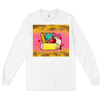 White back to school custom name Long Sleeve Tee - Zillion Design Studio