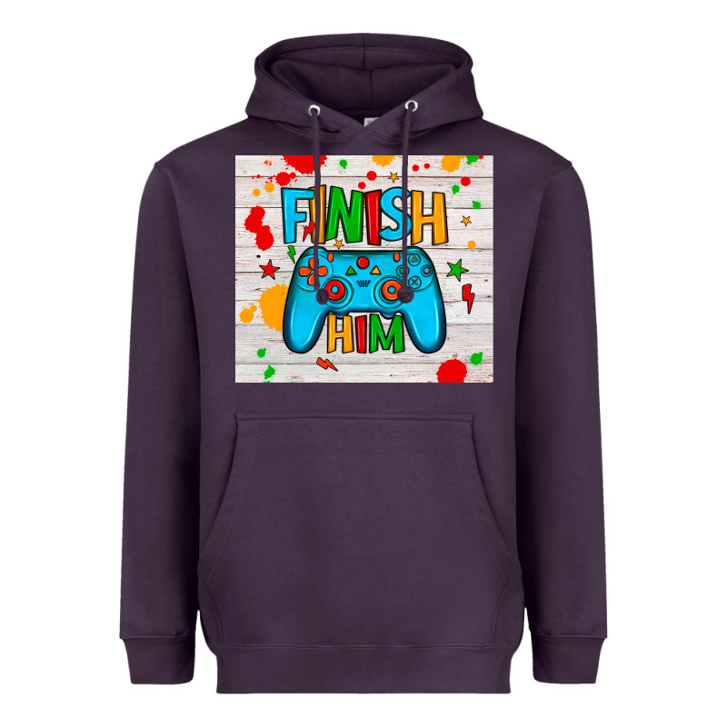 Finish Him Heavyweight Hoodie by JahusDesignShop | Teevron