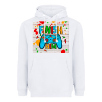White finish him Heavyweight Hoodie - JahusDesignShop