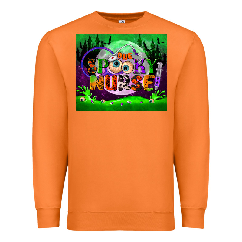 One Spooky Nurse Mouse Pad Premium Sweatshirt by BundleAndBundleShop | Teevron