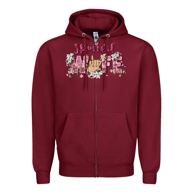 Spoiled Wife Zipper Hoodie by Zillion Design Studio | Teevron