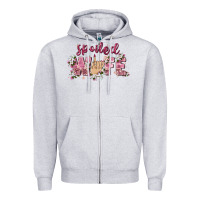 Heather Grey spoiled wife Zipper Hoodie - Zillion Design Studio