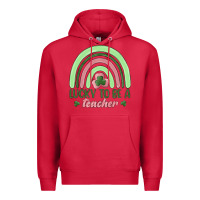 Cardinal lucky to be a teacher Premium Hoodie - MaliasSmallBusiness