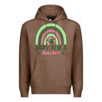 Chestnut lucky to be a teacher Premium Hoodie - MaliasSmallBusiness