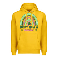 Lemon lucky to be a teacher Premium Hoodie - MaliasSmallBusiness