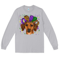 Moon Dust mardi gras hat dachshund Long Sleeve Tee - RanaPortraitStore