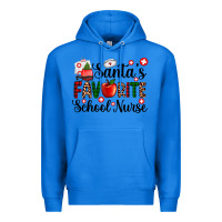 True Royal santa's favorite  school nurse Premium Hoodie - AdoDesignShop