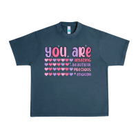 Midnight Navy you are valentine Urban Heavy Tee - MaliasSmallBusiness