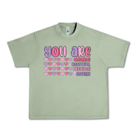 Oil Green you are valentine Urban Heavy Tee - MaliasSmallBusiness