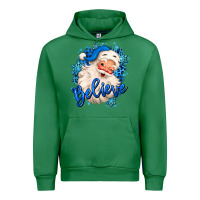 Emerald believe winter christmas santa claus Urban Hoodie - MaliasSmallBusiness