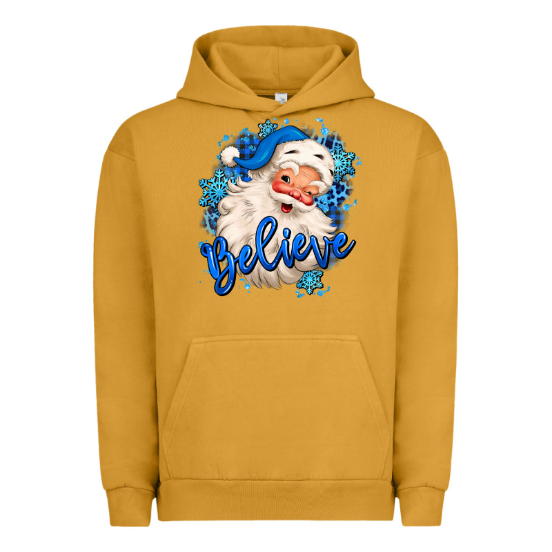 Believe Winter Christmas Santa Claus Urban Hoodie by MaliasSmallBusiness | Teevron
