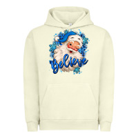 Pigment Pistachio believe winter christmas santa claus Urban Hoodie - MaliasSmallBusiness