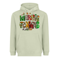 Matcha christmas texas western Heavyweight Hoodie - AdoDesignShop