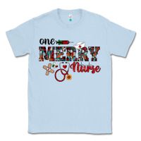 Dusty Blue one merry nurse western Classic Tee - RanaPortraitStore