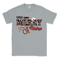 Heather Grey one merry nurse western Classic Tee - RanaPortraitStore