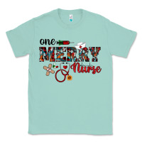 Seafoam one merry nurse western Classic Tee - RanaPortraitStore
