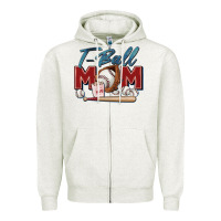Oatmeal Heather t ball mom Zipper Hoodie - Zillion Design Studio