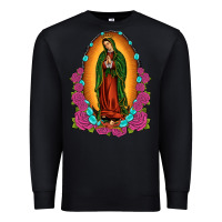 Black our lady of guadalupe Premium Sweatshirt - JahusDesignShop