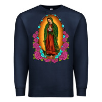 Navy our lady of guadalupe Premium Sweatshirt - JahusDesignShop