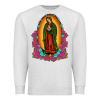 Oatmeal Heather our lady of guadalupe Premium Sweatshirt - JahusDesignShop