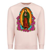 Pale Pink our lady of guadalupe Premium Sweatshirt - JahusDesignShop