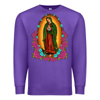 Purple our lady of guadalupe Premium Sweatshirt - JahusDesignShop