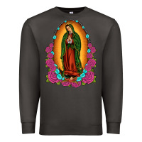 Smoke our lady of guadalupe Premium Sweatshirt - JahusDesignShop